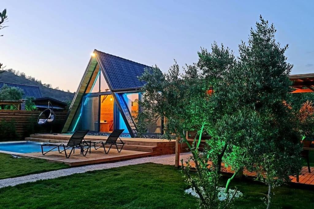 Villa Zeytin Havuzlu Jakuzili Фетие Екстериор снимка