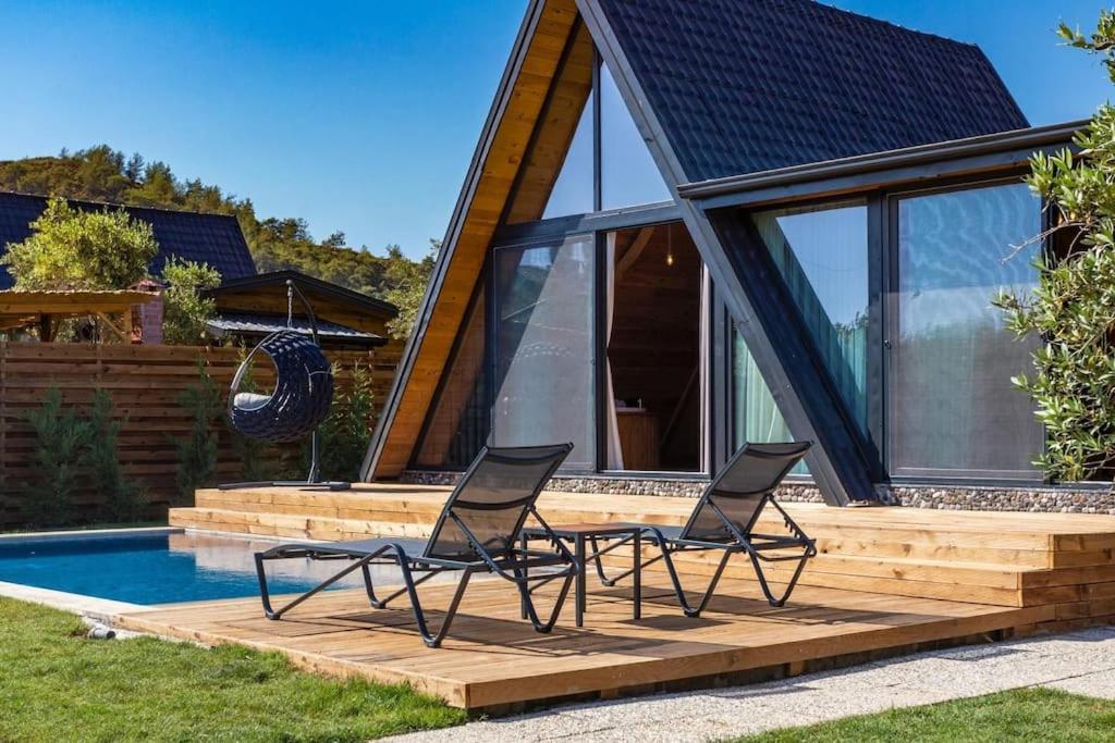 Villa Zeytin Havuzlu Jakuzili Фетие Екстериор снимка
