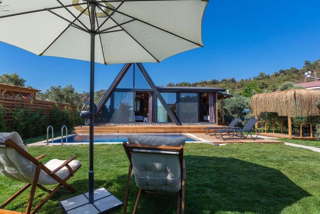 Villa Zeytin Havuzlu Jakuzili Фетие Екстериор снимка