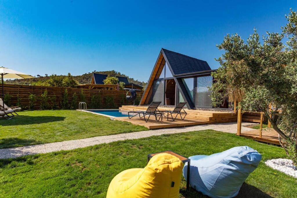 Villa Zeytin Havuzlu Jakuzili Фетие Екстериор снимка
