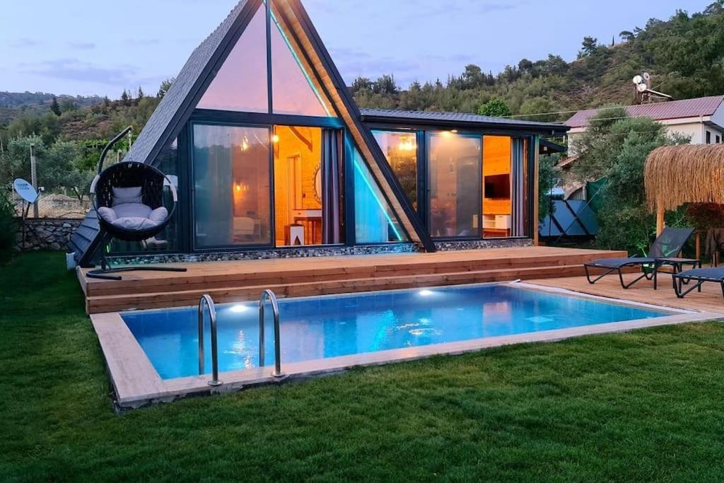 Villa Zeytin Havuzlu Jakuzili Фетие Екстериор снимка